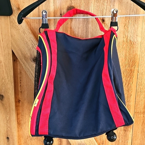 Build A Bear Navy Blue Rolling Pet Carrier Travel Bag - Picture 2 of 7